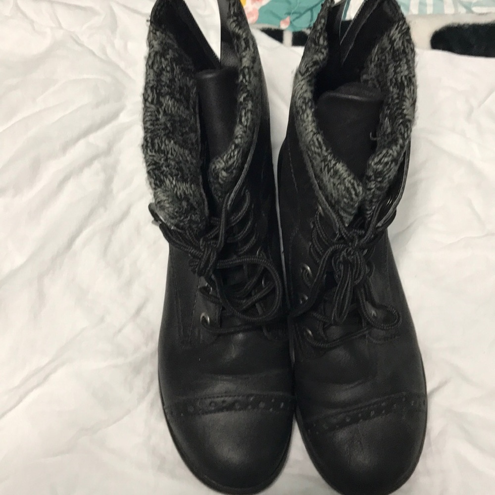 Black boots
